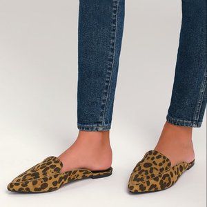 Leopard Slides/Mules